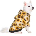 thumbnail image 2 of Balery Vintage Plaid Cute Sunflower Sudadera con Capucha para Perros Pequeños – Ropa para Mascotas, Disfraz para Perros y Gatos, Ideal para Fiestas y Cosplay-X-Large, 2 of 7