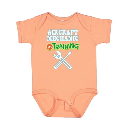 

Inktastic Aircraft Mechanic in Training Future Occupation Boys or Girls Baby Bodysuit