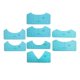 thumbnail image 5 of Guía para hacer reglas de camisetas Macarena 8 unidades PVC Azul, 5 of 8