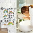 thumbnail image 7 of Cute Pandas and Rainbows Cotton Face Towels Absorbent Hand Towel Soft Bathroom Towel for Kitchen Hotel Decoration, 7 of 7