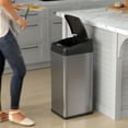 thumbnail image 5 of iTouchless 13 Gallon Sensor Kitchen Trash Can with AbsorbX Odor Filter, Stainless Steel, 5 of 7