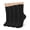 Assorted3, variant on Womens Soft Ribbed Viscose Bamboo Thin Crew Socks, Dress Colorblock Retro Colorful Design Fashion Calf Sock 3 Pairs(Assorted3,Medium)