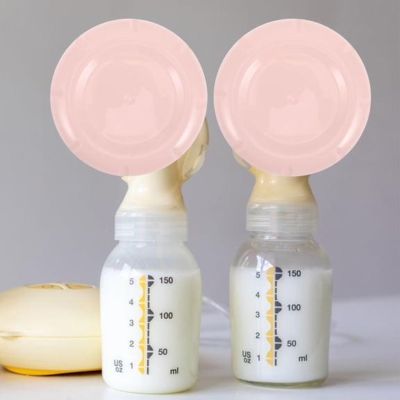UPOUART Pink Manual Pump Cover Dustproof Lid for Breastmilk Collector Pump Accessories