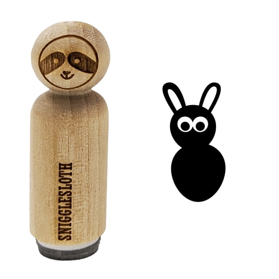 Watchful Rabbit Rubber Stamp for Scrapbooking Crafting Stamping - Mini 1/2 Inch