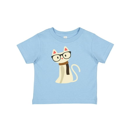 

Inktastic Hipster Cat Gift Baby Boy or Baby Girl T-Shirt