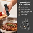 thumbnail image 6 of Inkbird Digital Instant Read Meat Thermometer with Dual-Screen, Food Thermometer with Foldable Probe, Waterproof, Black, 6 of 8