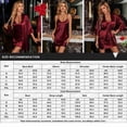 thumbnail image 3 of KISSGAL Sleeveless Nightgowns with Robes Set Satin Silk Bridal Party 3/4 Sleeves Bathrobes with Pocekts, 3 of 6