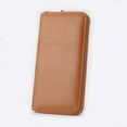 thumbnail image 5 of genuine leather long women's wallet men's leather clutch bag dropshipping,SKU01029-头层牛皮【天蓝】现货, 5 of 10