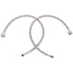 thumbnail image 2 of Conector de grifo de cocina y baño largo de 2 piezas, manguera trenzada de suministro, conector flexible para fregadero de cocina, extensión de línea de suministro de agua trenzada de acero inoxidable, 2 of 7
