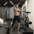 thumbnail image 3 of Basketball Tights 3/4 Compression Pants For Men, 3 of 5