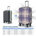 thumbnail image 5 of Picia Heart Check Plaid Luggage Protector Cover Thicken Suitcase Protector Cover Fit 18-32 Inch Luggage-Large, 5 of 9