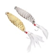 thumbnail image 1 of Fishing Spoons, Hard Metal Reusable Sequin Fishing Baits Efficient  For Saltwater, 1 of 8