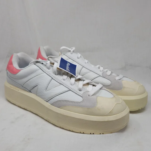 New Balance CT302OC White Pink Beige Suede Leather Sneakers US 11 Men's New