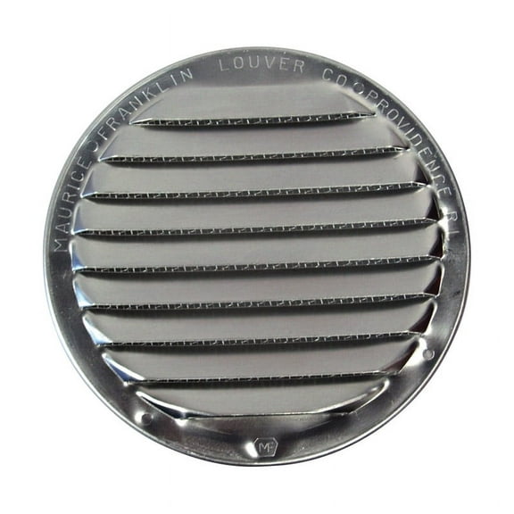 Maurice Franklin RL-1004 4 in. Round Aluminum Screen Louver