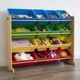 thumbnail image 7 of Humble Crew Storage Organizer with 16 Plastic Bins for Kids & Toddlers, Natural/Primary, 7 of 7