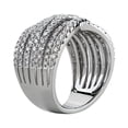 thumbnail image 2 of 1.50 Ct VS1 Clarity Round Cut Genuine Diamond Wonderful Eternity Band for Bride in Solid 18K White Gold Size 10.5, 2 of 7