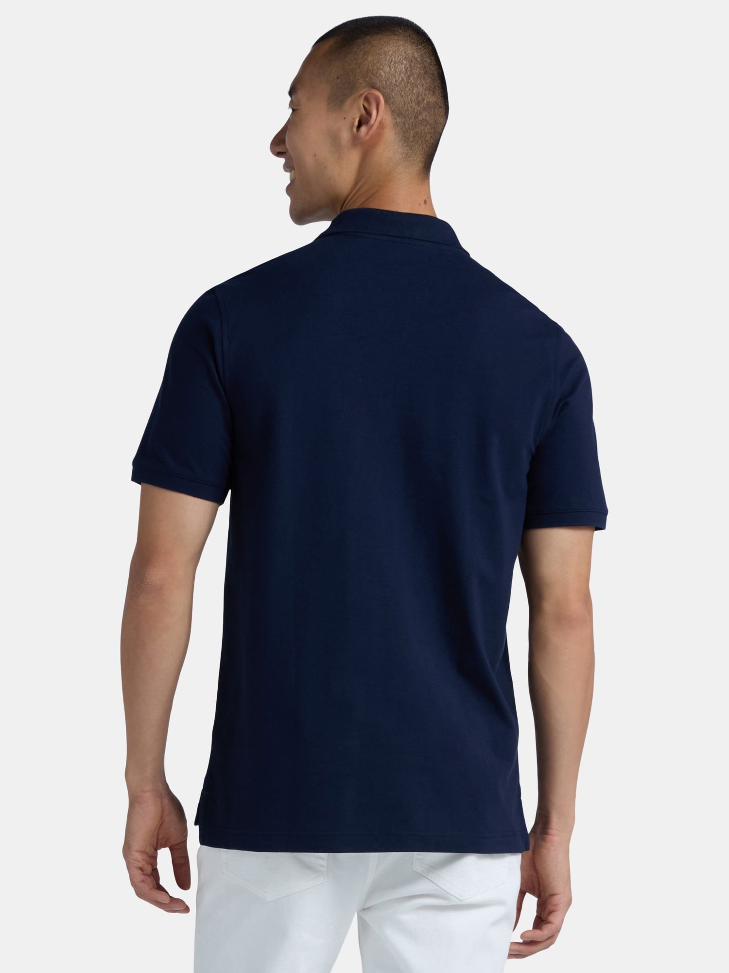 George Men's & Big Men's Active Fit 2-Pack Pique Polo Shirt, Sizes XS-3XL