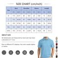 thumbnail image 3 of Men's Summer Cotton Linen Polo Shirts Short Sleeve Mens T Shirts Breathable Casual Golf Tees, 3 of 6