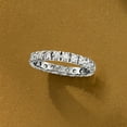 thumbnail image 4 of Ross-Simons 1.10 ct. t.w. Moissanite Eternity Band in Sterling Silver, Women's, Adult, 4 of 6