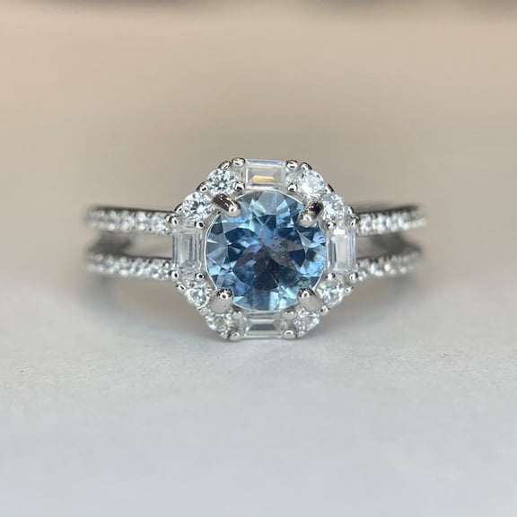 Natural Aquamarine Ring, Stone Ring, March Birthstone Ring, High quality Aquamarine Jewelry, Ocean Inspired Jewelry