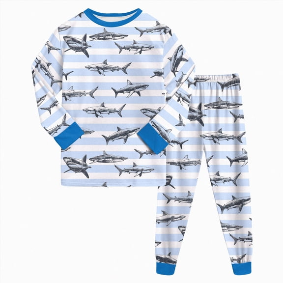 TOWED22 Toddler Baby Boy Fall Winter Clothes 2pcs Long Sleeve T-Shirt Pocket Joggers Pants Cotton Graphic Outfits Casual Clothing(Blue,3-4 Y)