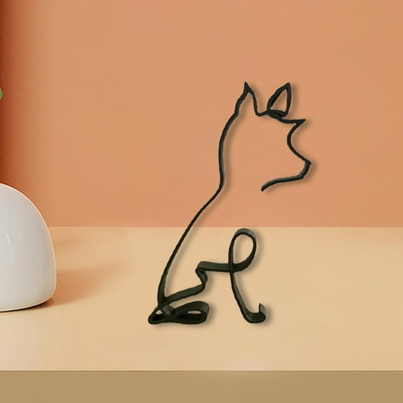 Esculturas abstractas de mascota, de animales, estatuas, , pequeña sala de escritorio, decoración para sala de y dortorio , 10x10x16 cm Fernando Estatuilla de animales