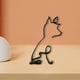thumbnail image 1 of Esculturas abstractas de mascota, de animales, estatuas, , pequeña sala de escritorio, decoración para sala de y dortorio , 10x10x16 cm Fernando  Estatuilla de animales, 1 of 8