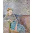 thumbnail image 3 of Pissarro, Camille 20x24 Black Modern Framed Museum Art Print Titled - Seated Peasant Woman, 3 of 5