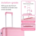thumbnail image 4 of imerelez Luggage Sets 4 Piece(14/20/24/28) PP Lightweight & Durable Expandable suitcase, 4 of 8