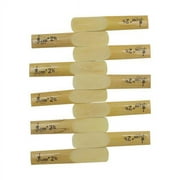 HLONK 10pcs LADE E-Flat Alto Saxophone Reed with Transparent Case Strength 2.5