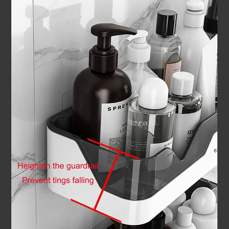 Vdomus 2 Pack Acrylic Bathroom Shelves, No Drilling Adhesive Floating Shower  Corner Shelf, 10 x 10 x 1.3 inches - Pick 'n Save