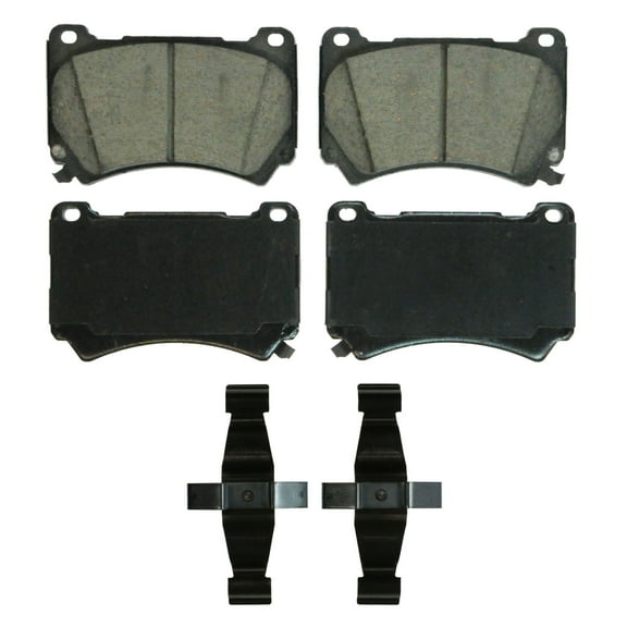 Wagner QuickStop ZD1396 Ceramic Disc Brake Pad Set Fits select: 2009-2014 HYUNDAI GENESIS, 2011 HYUNDAI EQUUS