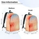 thumbnail image 2 of Disketp The Sunset of Dandelion Mochila de Lona Estampada, Mochila Escolar de Viaje Ligera para Estudiantes y Portátil-Medium, 2 of 5