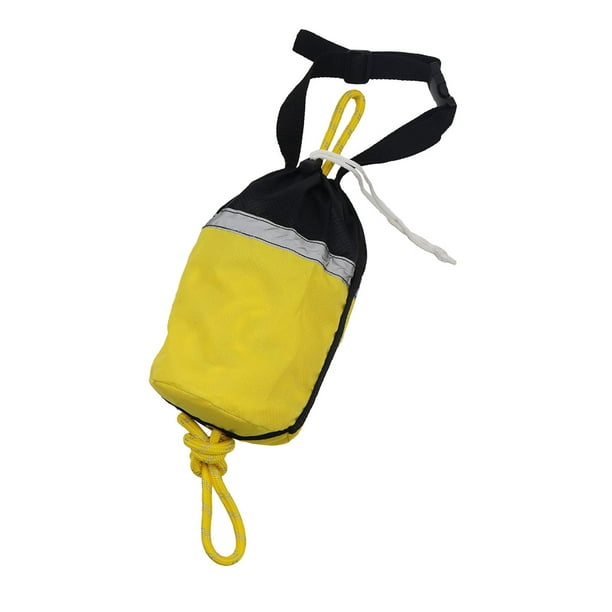 Beloving Kayaking Throw Bag Floating Throw Rope 16meters High Visibility For Water Sports Yellow 16meters