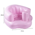 thumbnail image 2 of Sofá inflable de PVC para bebé, taburete de aprendizaje, asiento de entrenamiento, silla de comedor de baño portátil para niños, 2 of 9