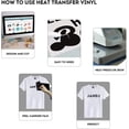 thumbnail image 4 of Black Permanent Vinyl - 12" x11FT Black Adhesive Vinyl Roll for All Cutting Machine, Permanent Outdoor Vinyl for Decor Sticker, Car Decal, Scrapbooking, Signs, Glossy & Waterproof, 4 of 7