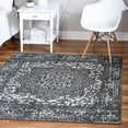 thumbnail image 3 of Unique Loom 5 Ft Square Rug in Dark Gray (3150288), 3 of 9
