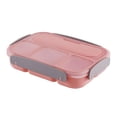 thumbnail image 3 of Lonchera Bento, lonchera para ensaladas, refrigerador portátil multiusos con tapas, versátil rosa, 3 of 9