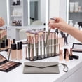 thumbnail image 4 of Livhil 15pcs Makeup Brushes Set Professional, Premium Makeup Brushes Kit Set, Eyeshadow Brushes with PU Leather Pouch (Champagne Gold), 4 of 8