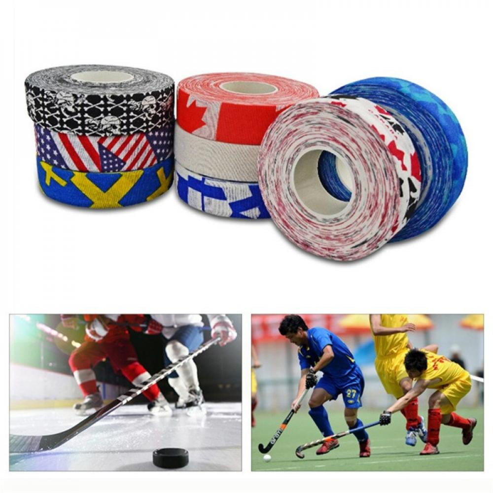 Lacrosse Cricket and Sport Training Brownrolly Hockey and Soccer Sports Tape Lacrosse Hockey Stick Tape Protective Athletic Tape for the Ice and Field