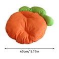 thumbnail image 4 of Carrot Shaped Pet Bed - Soft Plush Cushion for Rabbits, Hamsters & Sugar Gliders, Double Sided Nesting Pad Warm Bedding for Small Animals, 4 of 8