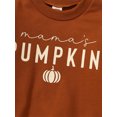 thumbnail image 6 of RUINIXCW Toddler Baby Girl Boy Halloween Sweatshirt Outfit Newborn Infant Fall Winter Sweatshirt Mama's Pumpkin Print Long Sleeve Pullovers Shirt Top, 6 of 8
