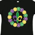 thumbnail image 4 of Inktastic Mardi Gras Beads and Fleur De Lis Boys or Girls Toddler T-Shirt, 4 of 5
