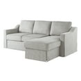 thumbnail image 5 of Serta Hampstead Convertible Sofa in Linen Beige Fabric Upholstery, 5 of 17
