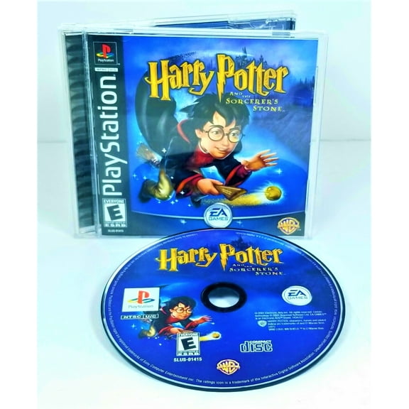Pre-Owned Harry Potter and the Sorcerer's Stone - Complete in Box - Black Label - Tested - PS1 Playstation 1 PSX