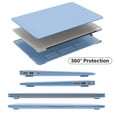 thumbnail image 6 of IBENZER Old Version (2010-2017 Release) MacBook Air 13 Inch Case (Models: A1466 / A1369), Plastic Hard Shell Case with Keyboard Cover & Screen Protector for Apple Mac Air 13, Airy Blue, W-A13-ARBL+2, 6 of 10