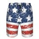 thumbnail image 3 of Fotbe USA Colors Stripes1 Trajes de Baño Estampados para Hombre, Shorts de Verano de Secado Rápido, Ropa de Playa, Bañadores-XX-Large, 3 of 6