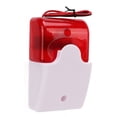 thumbnail image 4 of Alarma de sonido y luz, destello rojo, buen aislamiento, resistente a impactos, dispositivo de advertencia de seguridad, 12 V, 4 of 14