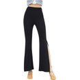 thumbnail image 1 of Pantalones de yoga de pierna ancha para mujer, cómodos pantalones de entrenamiento modales, pantalones holgados, pantalones palazzo fluidos, pantalones de baile de moda, 1 of 4