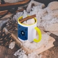 thumbnail image 5 of Star Of David - Blue, 11oz Two-Tone Yellow Mug, 5 of 7